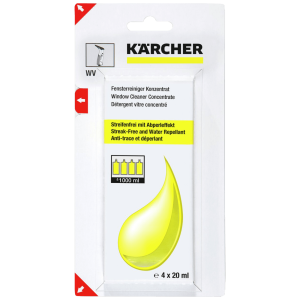 Karcher Sredstvo za čišćenje stakla, koncentrat, 4 x 20 ml - RM 503