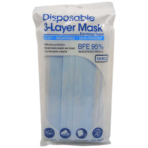 Esperanza Maska za lice, zaštitna, troslojna, 10 kom - EPM002