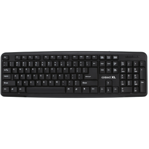 Connect XL Tastatura sa Qwerty rasporedom, USB, crna boja - CXL-K100