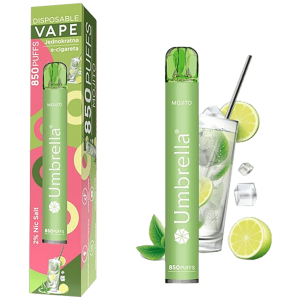 Umbrella Cigareta elektronska, jednokratna, Mojito 20 mg - 850 Puffs Mojito 20 mg