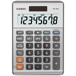 Casio Kalkulator, stolni, solarno / baterijsko napajanje - MS-80B