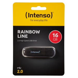 (Intenso) USB Flash drive 16GB Hi-Speed USB 2.0, Rainbow Line, CRNI - USB2.0-16GB/Rainbow