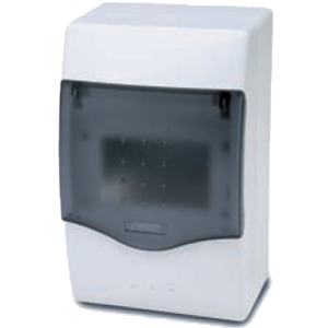 Famatel Kutija za osigurače nadžbuk, 4 osigurača, providna, IP40 - 3604-W-M-KN/4