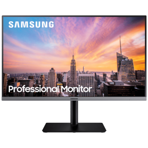 Samsung Monitor 27", Pivot, IPS LED, FullHD, HDMI, DisplayPort - LS27R650FDUXEN