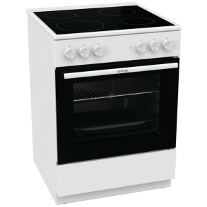 Gorenje Štednjak, 4 staklokeramička ploča, 8400W, pećnica 65 lit, A - GEC6A11WG