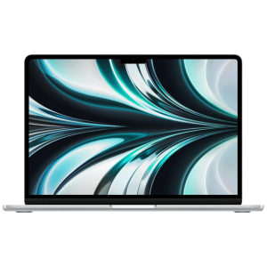 Apple Laptop 13,6", M2 chipset, 8GB DDR, SSD 256 GB - MacBook Air; MLXY3T/A, Silver