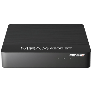 Amiko Prijemnik IPTV@Linux, 4K UHD, H.265, LAN, WiFi Dual Band - MIRAX HIS-4200 BT Pure OTT