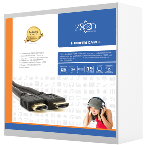 ZED electronic HDMI kabl,  25 met, ver. 1.4 - HDMI/25