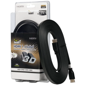 MeanIT HDMI kabl, plosnati, 2.0 met, ver. 1.4, 3D, Ethernet - KFHDMI2