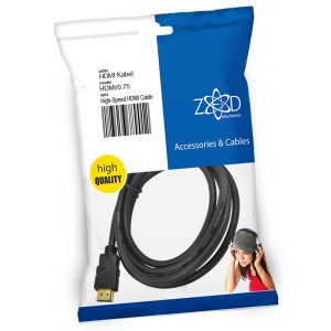 ZED electronic HDMI kabl, 0.75 met - HDMI/0.75