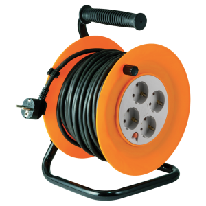 home Motalica za kabl, 50 met., H05VV-F, 3 x 1.5 mm², IP20 - HJR 4-50