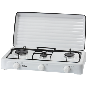 Zilan Plinski rešo sa 3 plamenika, 2300 W, bijela - ZLN0032/WH