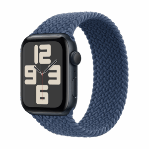 Apple Watch SE 2024 44mm ALUMINUM CASE WITH DENIM SPORT BAND MXER3