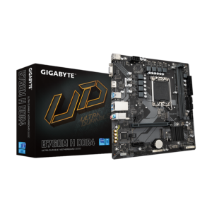 Gigabyte MB B760M H DDR4 LGA1700; 2xDDR4; 2xM.2; 4xSATA 12xUSB; HDMI, DP; mATX