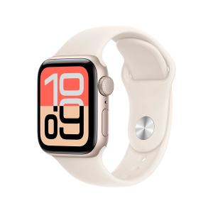 Apple Watch SE 3 40mm Aluminum Case with Starlight Sport Band – S/M - MEH34