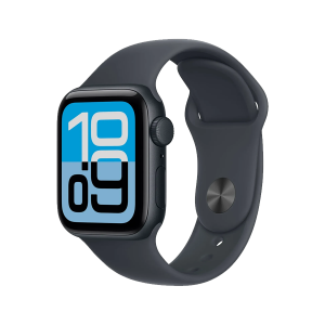 Apple Watch SE 3 44mm Aluminum Case with Midnight Sport Band – M/L - MEHQ4