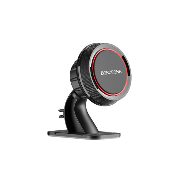 Univerzalni magnetni auto držač nosač za mobitel BOROFONE BH13 Journey series center console in-car black&red