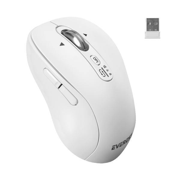 Miš Everest ETERNAL wireless white 2,4GHz