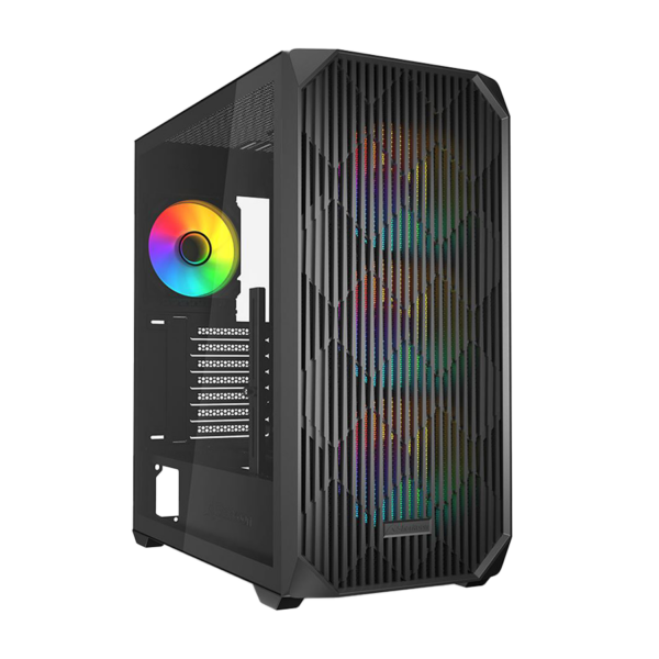 Kućište SHARKOON gaming, AK3 RGB Black ATX, ventilator 4x120mm