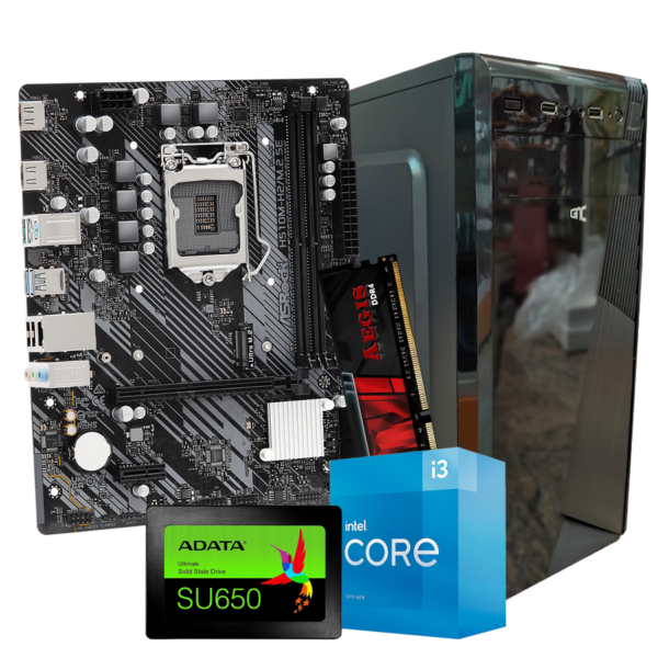GNC OFFICE WIN 11 PRO i3-10105 3.70GHz, MB H510, RAM  16GB DDR4, SSD 2,5 480GB , Kućište sa napajanjem 500W, 2Y
