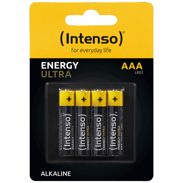 (Intenso) Baterija alkalna, AAA LR03/4, 1,5 V, blister 4 kom