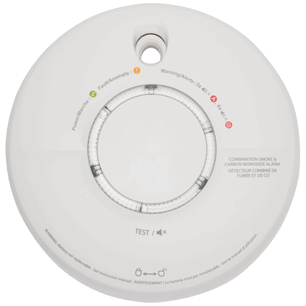 FireAngel Detektor, kombinirani, Carbon monoxide / dim - SCB10-INT