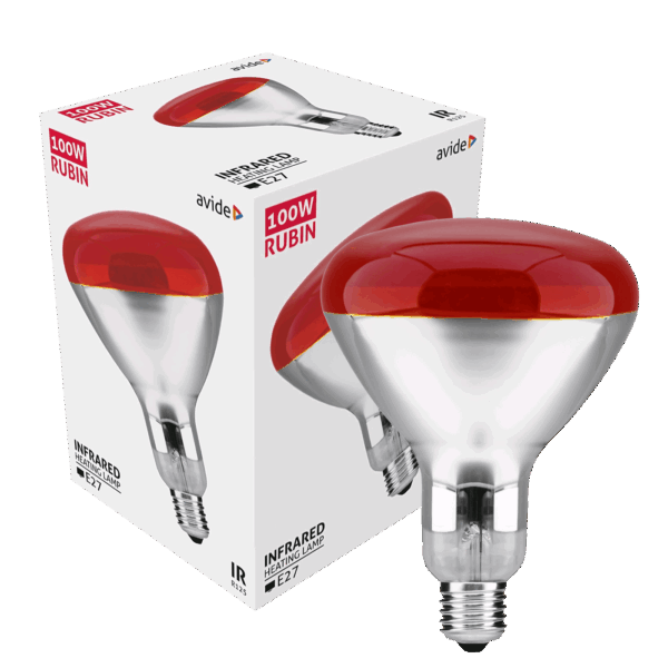 Avide Sijalica, 100W, E27, Infra Red, IP20 - ASIR27-100W-R