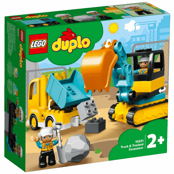Lego Kamion i bager gusjeničar, LEGO Duplo