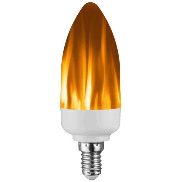home Sijalica, 3in1, LED, E14, 220V AC, efekt baklje - LF 2/14