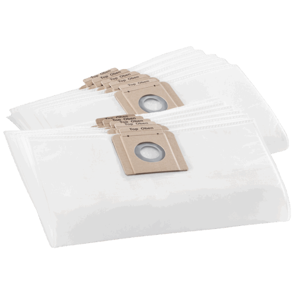 Karcher Vrećice za usisavač, 10 kom., T 10, T 12 - Fleece filter bags, 10 Piece(s)