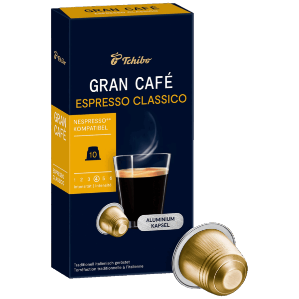 Tchibo Kapsule Gran Café Espresso Classico za Nespresso, 10/1 - Gran Café Espresso Classico 10/1