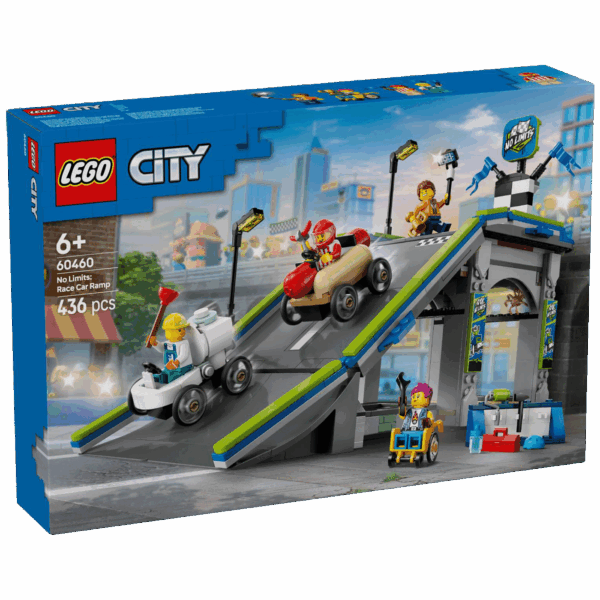 Lego Bez ograničenja: trkalište s rampom za automobile, LEGO City