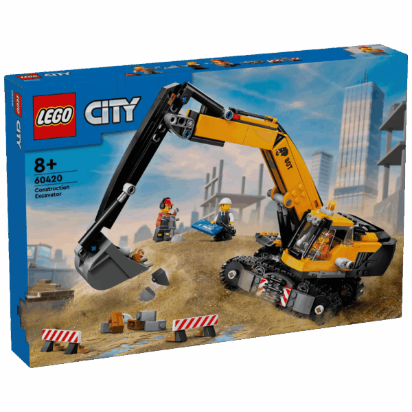 Lego Žuti građevinski bager, LEGO City