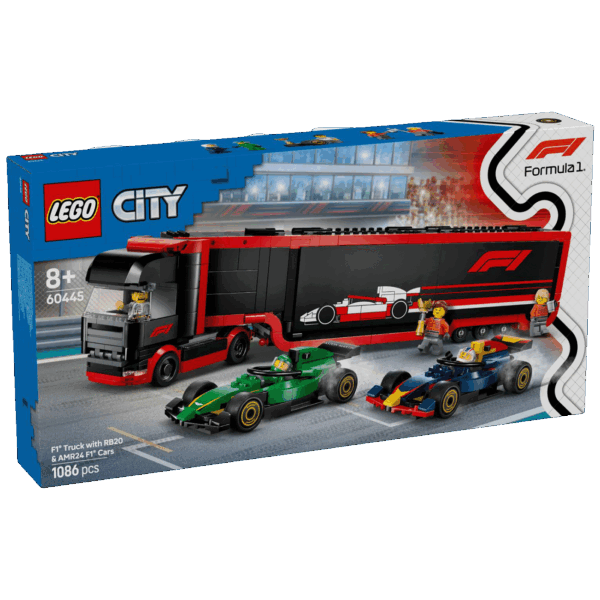 Lego Kamion za F1® s autima RB20 i AMR24, LEGO City - Kamion za F1 s autima RB20 i AMR24