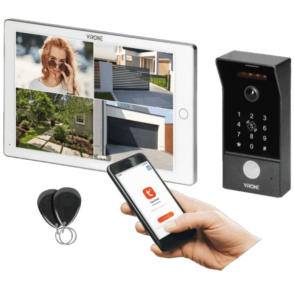 Virone Video interfon 10", WiFi, RFID, Mailo - VDP-70/W