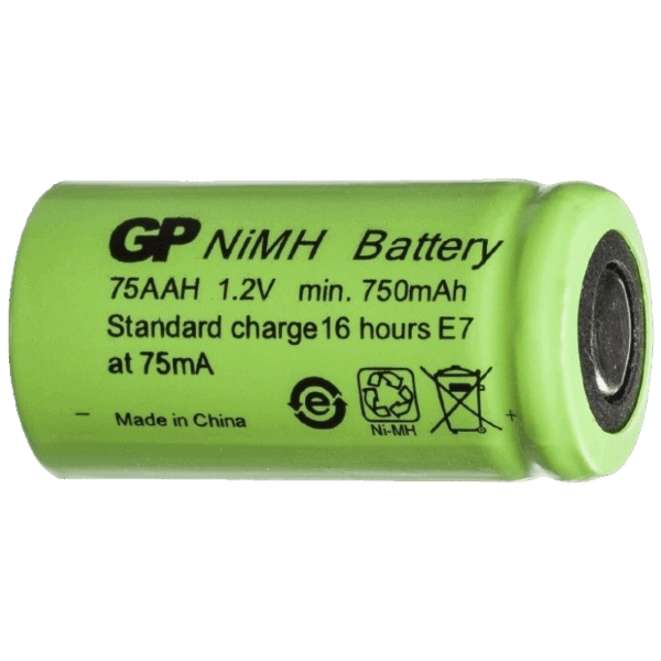 GP Baterija akumulatorska 2/3 AA, NiMH 1.2 V, 750 mAh - GPAA-750-1.2V