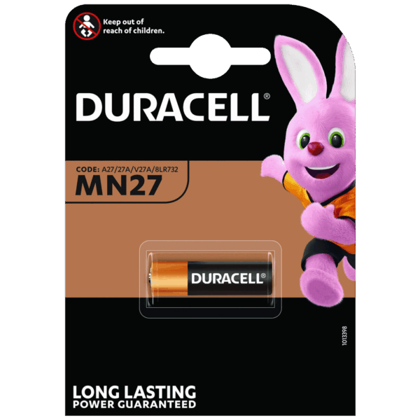 Duracell Baterija alkalna, 12 V, LR27A, LR27, MN27, 27AE - MN27 A27 B1