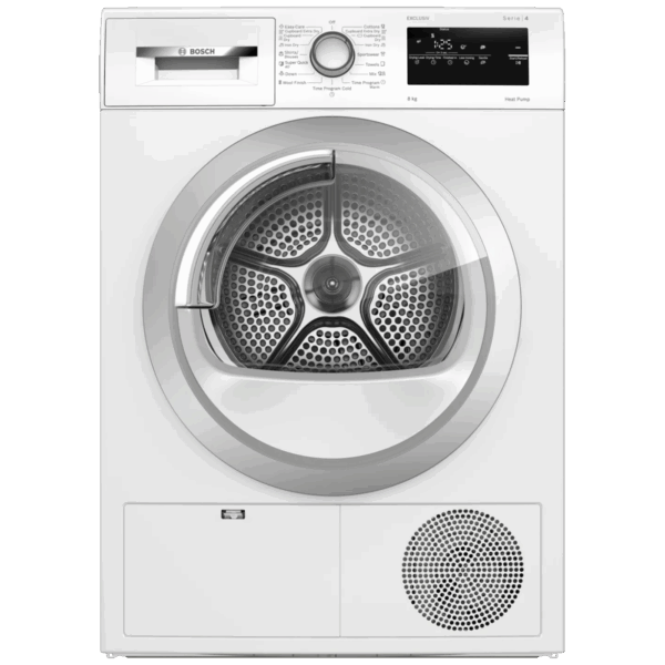 Bosch Mašina za sušenje veša sa toplotnom pumpom, 8 kg,Serie 4,A++ - WTH85292BY
