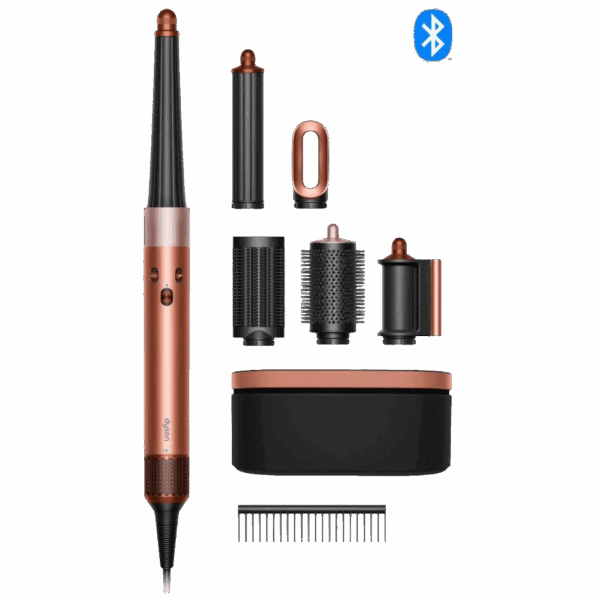 Dyson Uvijač za kosu, 1300W, Bluetooth, Multistyler - Airwrap i.d.Amber Silk/Pink C.+Wavy