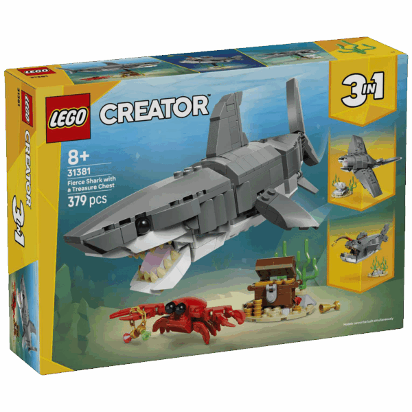 Lego Morski pas sa škrinjom za blago, LEGO Creator 3in1