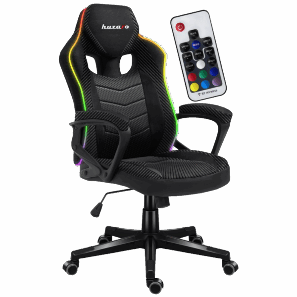 Huzaro Gaming stolica, RBG, Carbon, daljinski upravljač - Force 2.5 RGB Carbon Mesh