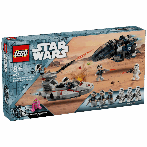 Lego Imperial Dropship Vs. Rebel Scout Speede, LEGO Star Wars
