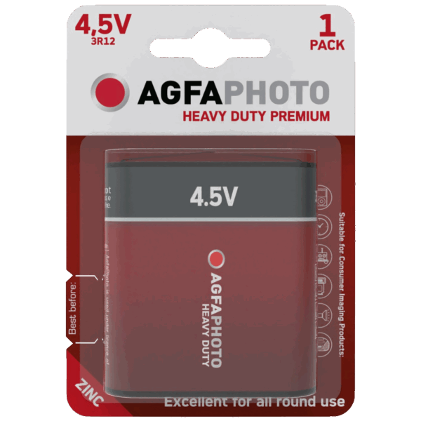AgfaPhoto Baterija Zinc-Carbon, 4,5V blister pak. 1 komad - AF 3R12