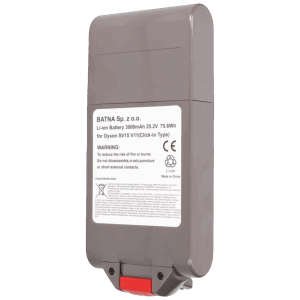 Extralink Baterija za Dyson V11 usisavač, 25.2V 3000mAh - DYSON V11 BATTERY 25.2V 3000mAh