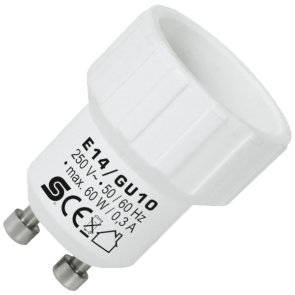 home Adapter za sijalično grlo GU10 na E14 - E14/GU10