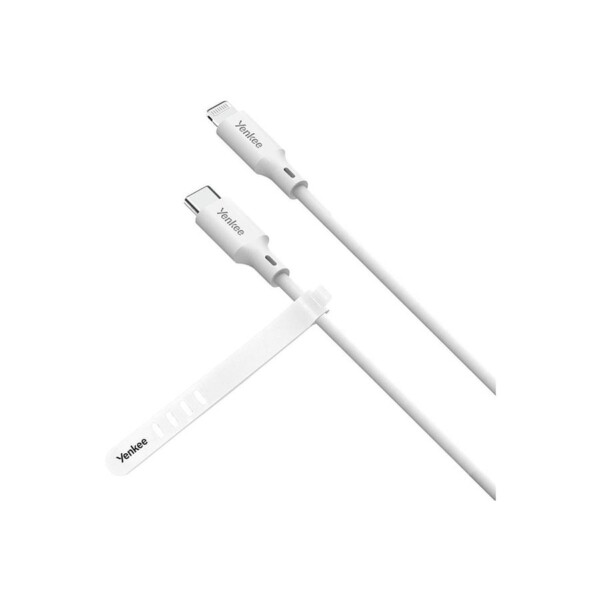 Yenkee USB kabal YCU 635 WH SILIC MFi - USB C/1,5m